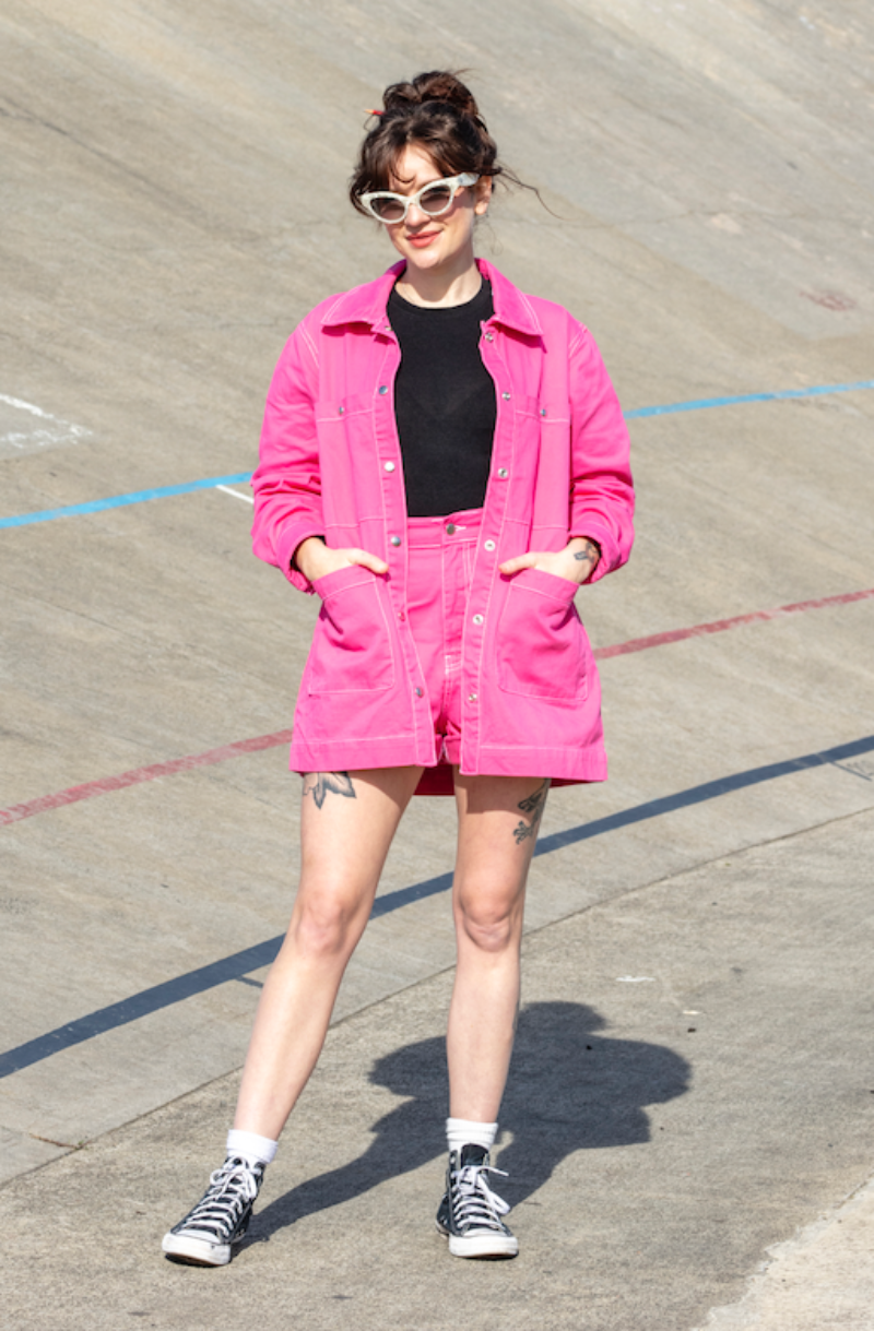 Farrier Shacket - Saltlake Pink