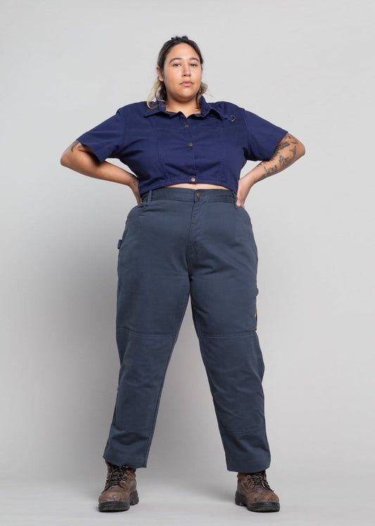 2 Way Work Pants Green