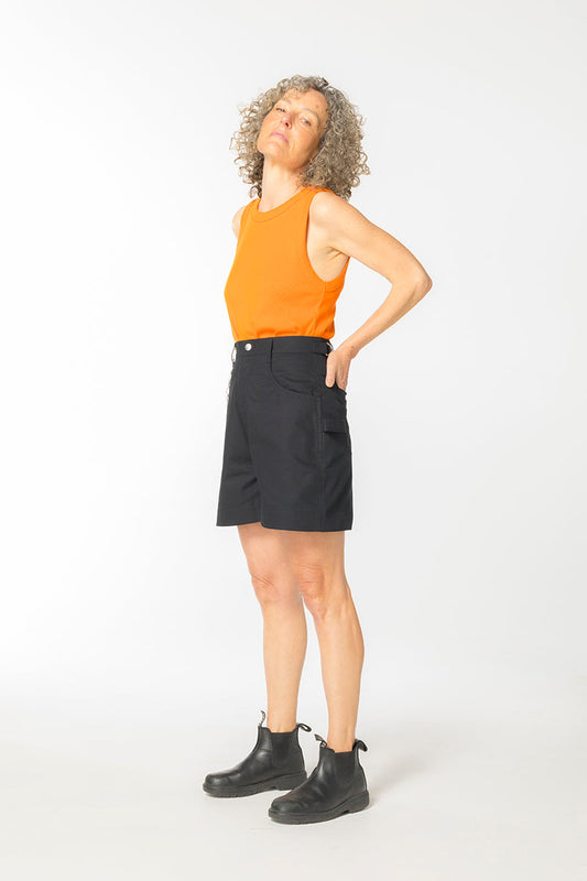 Ripstop Utility Shorts - Black