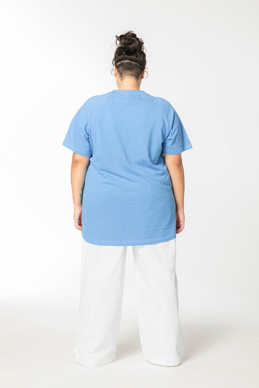 All Workers Tee - Cobalt