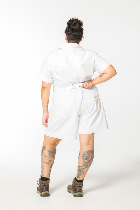 Ripstop 2.0 Cropped Lagoon Suit - Long - White