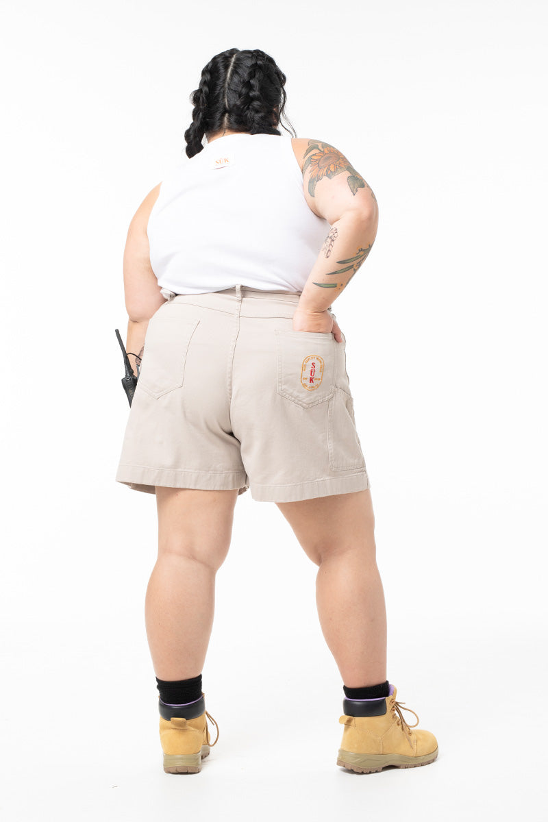 Utility Shorts - Stone