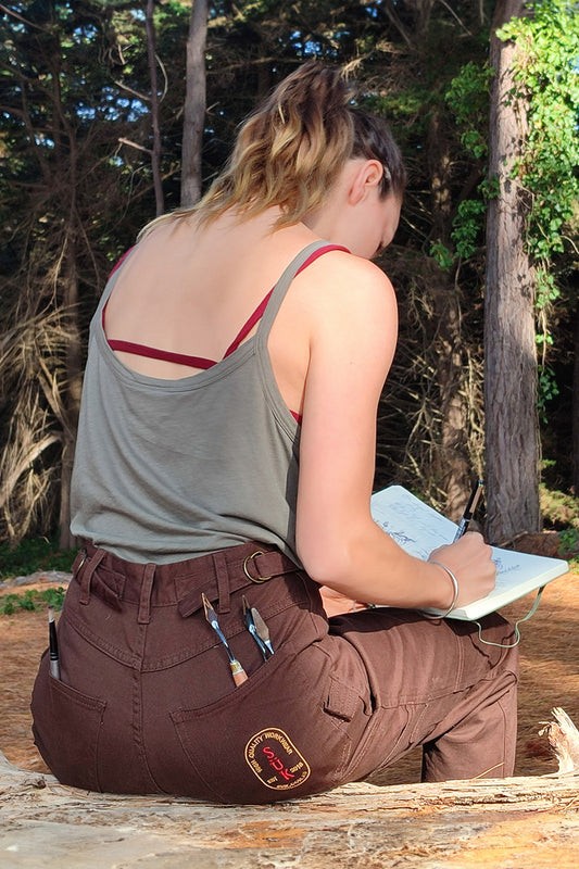 2 Way Work Pants Umber