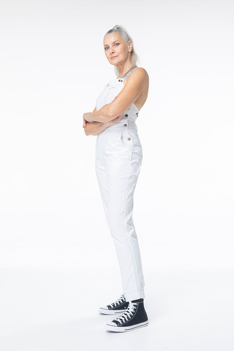 925 Work Suit Short Body - White