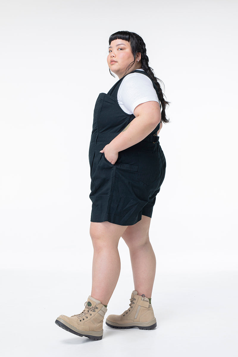 Cropped Yard Suit - Short - Black