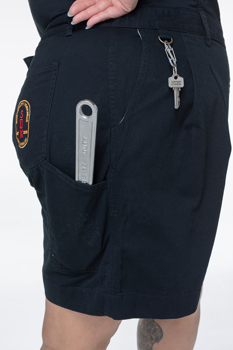 Cropped Yard Suit - Short - Black