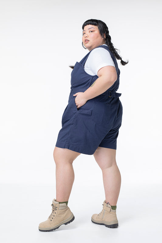 Cropped Yard Suit - Long - Blue