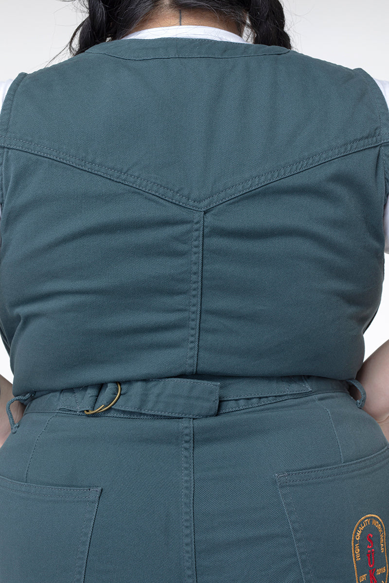 Cropped Yard Suit - Long - Green