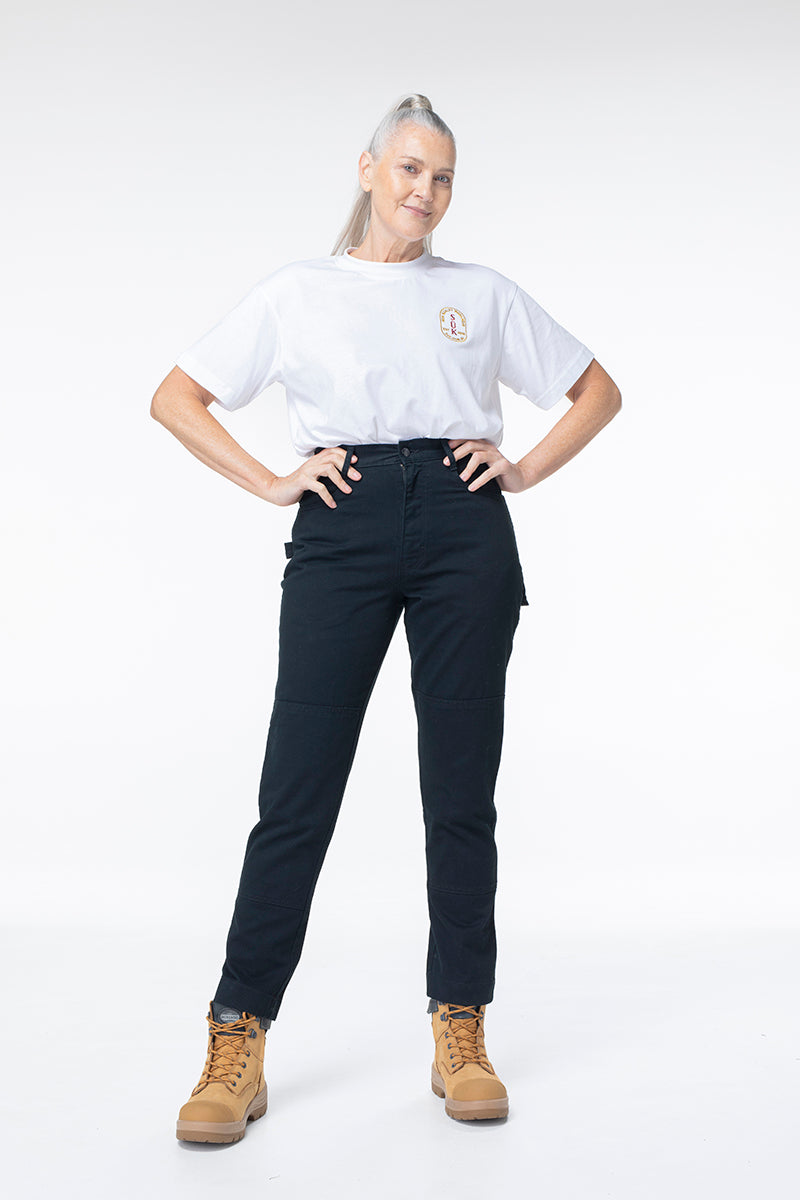 2 Way Work Pants - Discreet Black