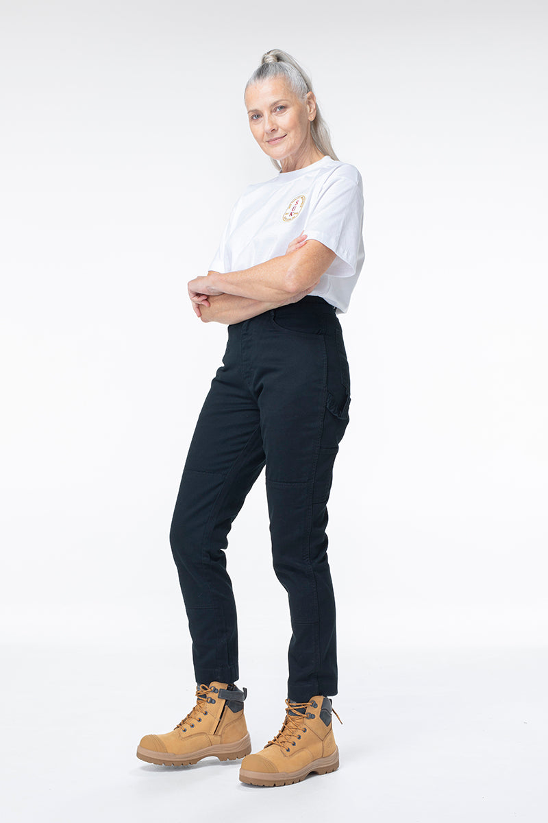 2 Way Work Pants - Discreet Black