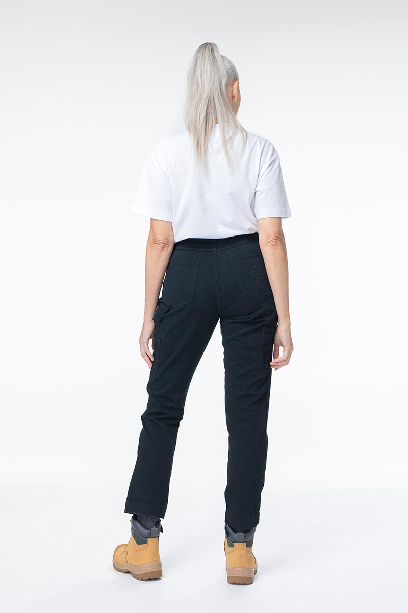 2 Way Work Pants - Discreet Black