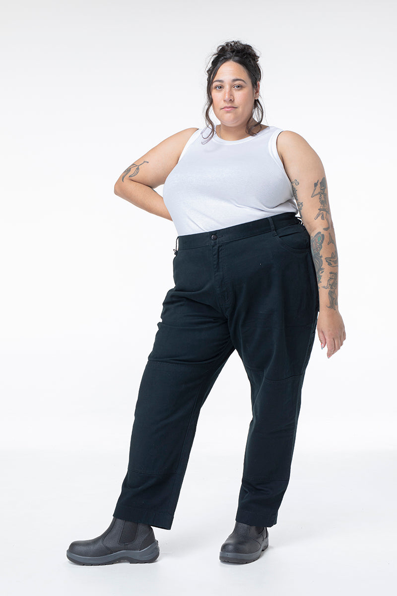 2 Way Work Pants - Discreet Black