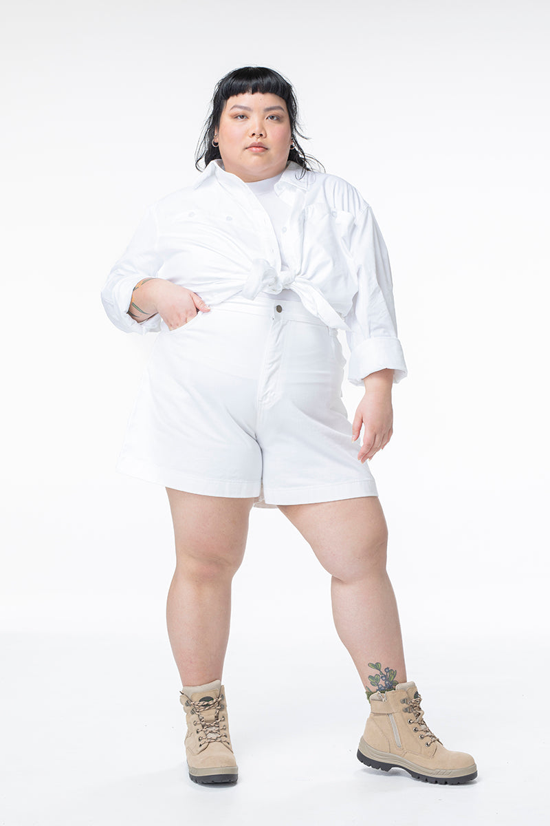 Utility Shorts - White