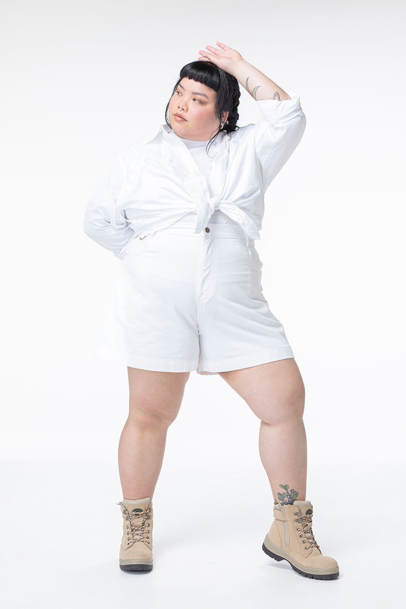 Utility Shorts - White