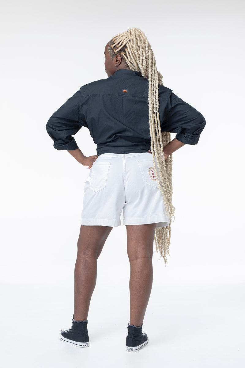 Utility Shorts - White