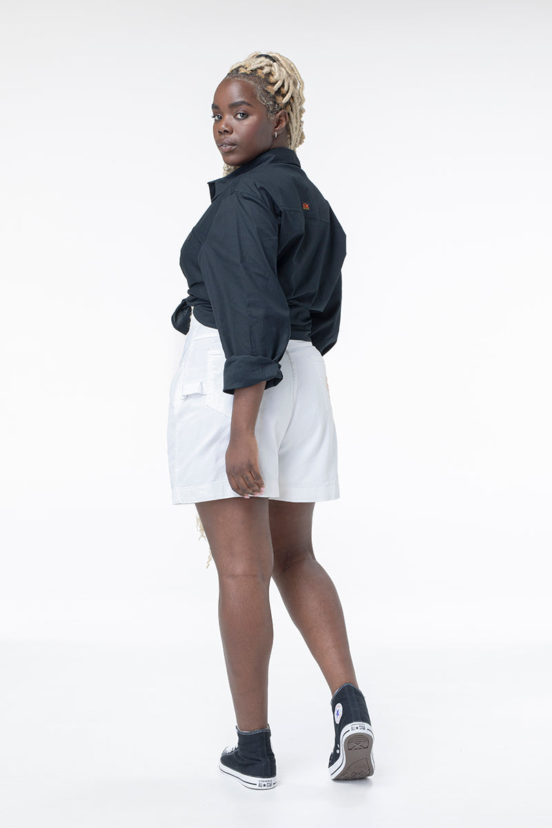 Utility Shorts - White