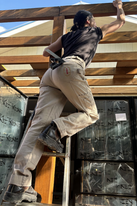 2 Way Work Pants - Stone