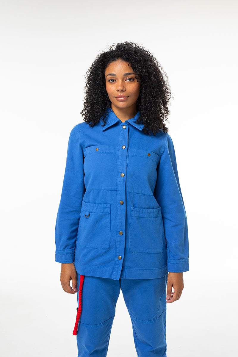 Farrier Shacket - Blue Tongue