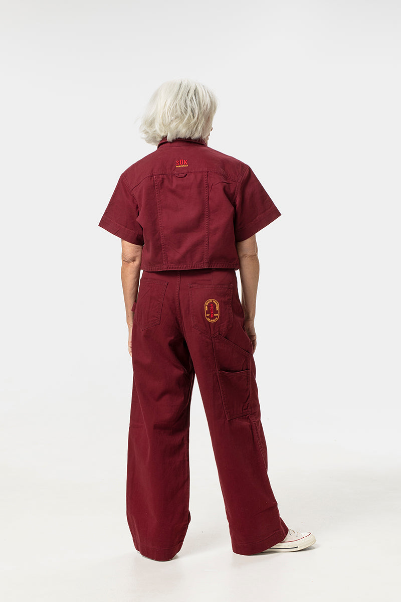 Isa Shirt - Burgundy