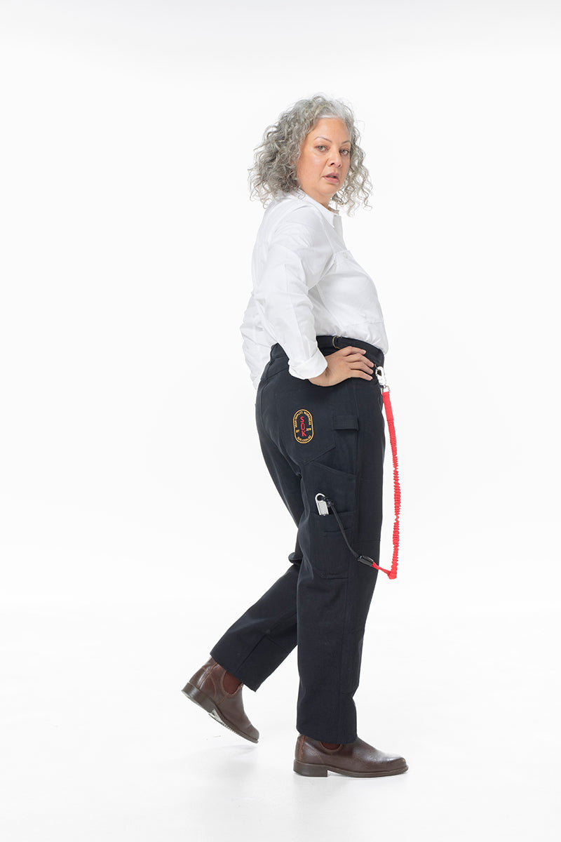 Canvas 2 Way Pants - Black