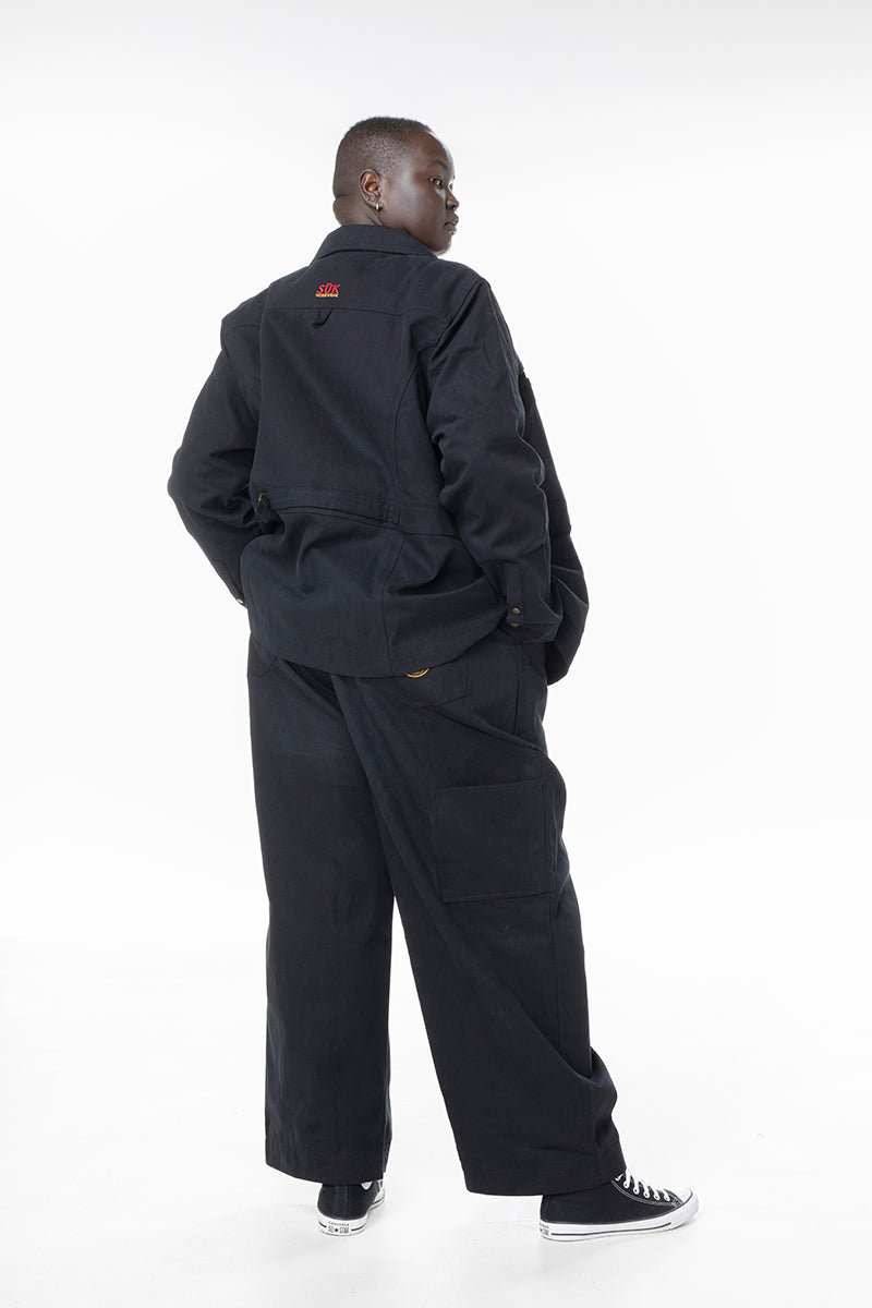 Canvas Bullant Jacket - Black