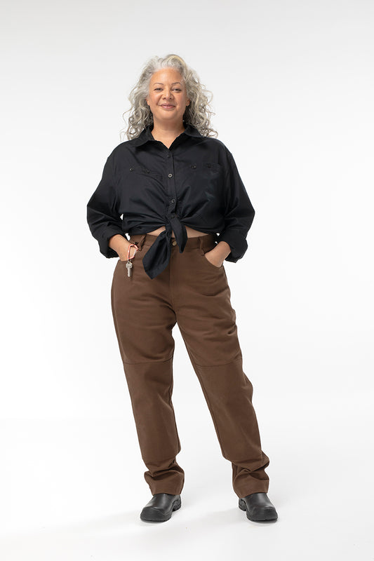 Canvas 2 Way Pants - Umber