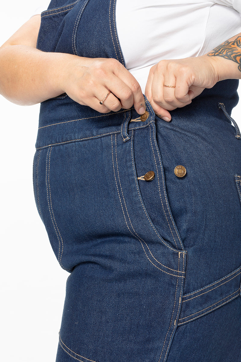Denim Cropped Brumby Suit