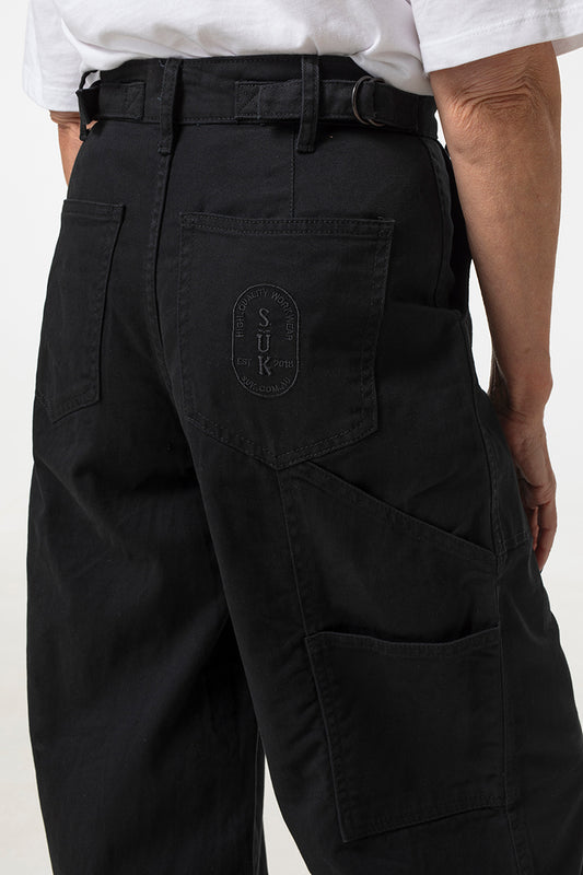 Construction Pants - Discreet Black