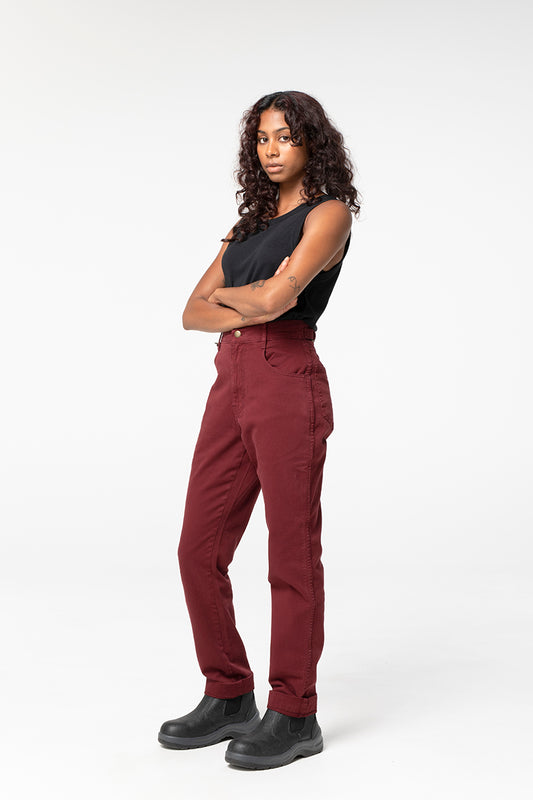 Plain Pants - Burgundy