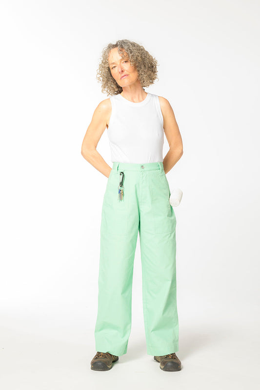 Ripstop Construction Pants - Ming Green