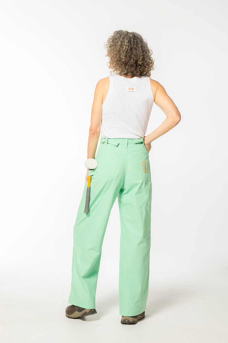 Ripstop Construction Pants - Ming Green
