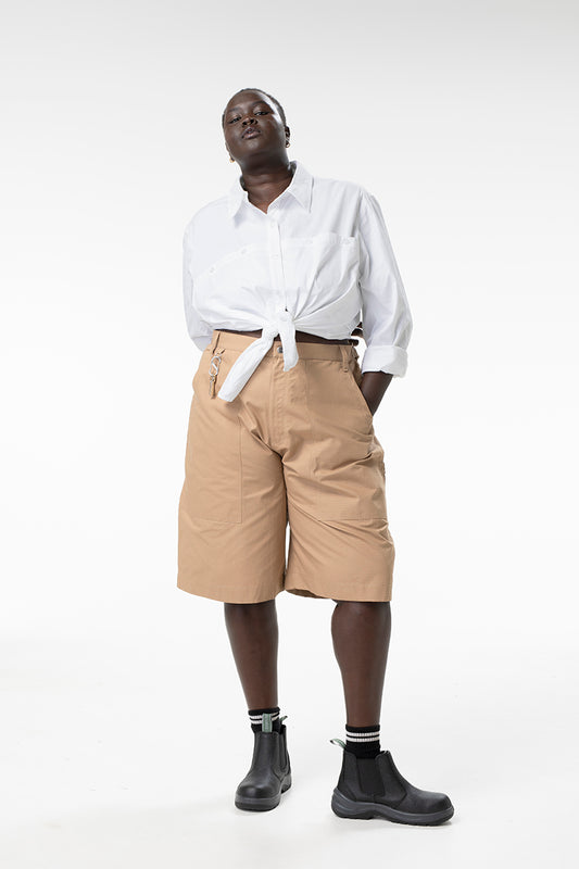 Ripstop 2.0 Long Shorts - Taupe