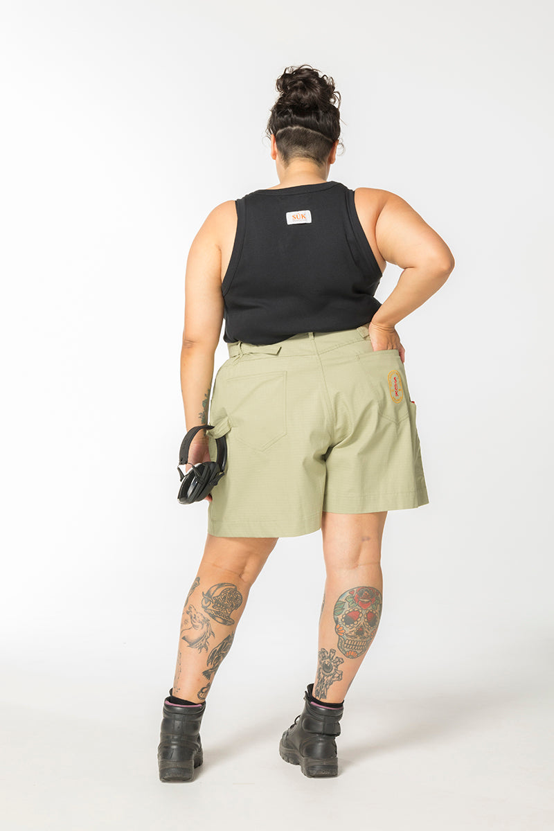 Ripstop Utility Shorts - Khaki