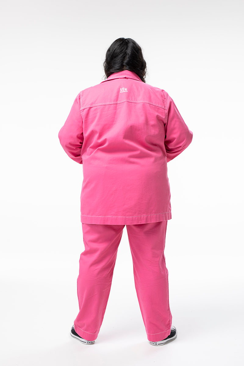 Farrier Shacket - Saltlake Pink