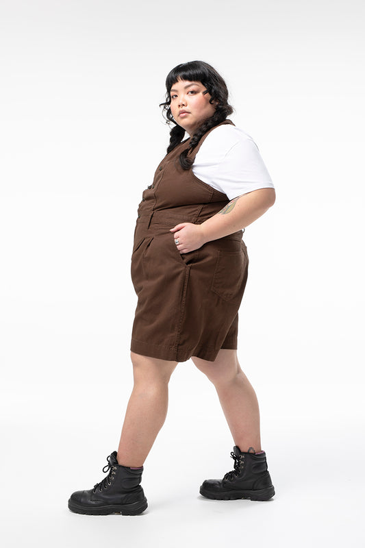 Cropped Roper Suit - Umber