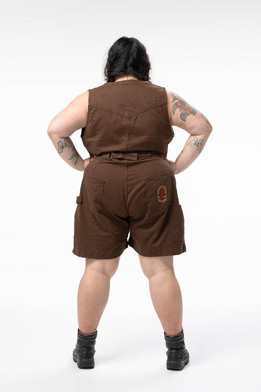 Cropped Yard Suit - Short - Umber