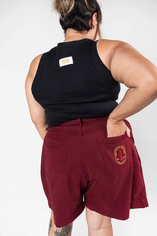 Gunnee Shorts - Burgundy