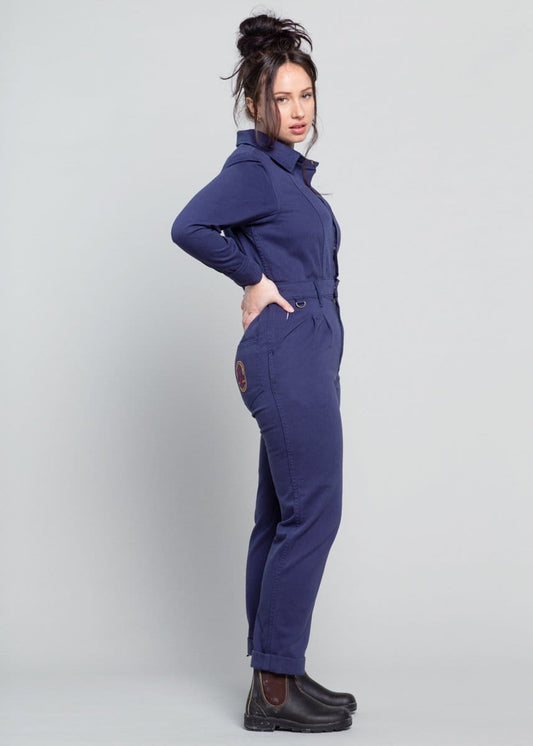 Ringer Suit - No Waist Adjusters - Long - Blue