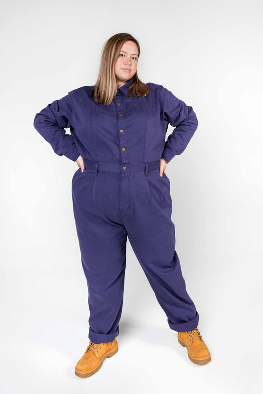 Ringer Suit - Short - Blue