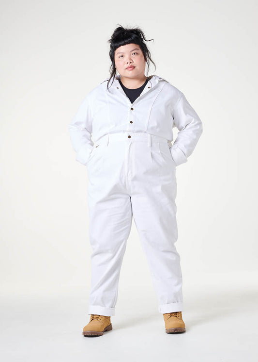 Ringer Suit - Long - White