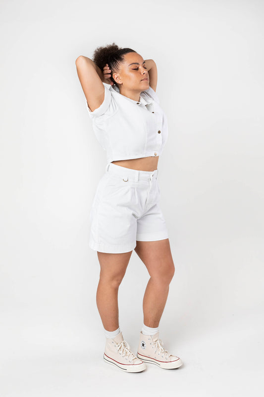 Gunnee Shorts White