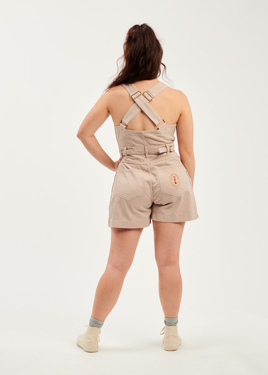 Cropped Roper Suit - Stone