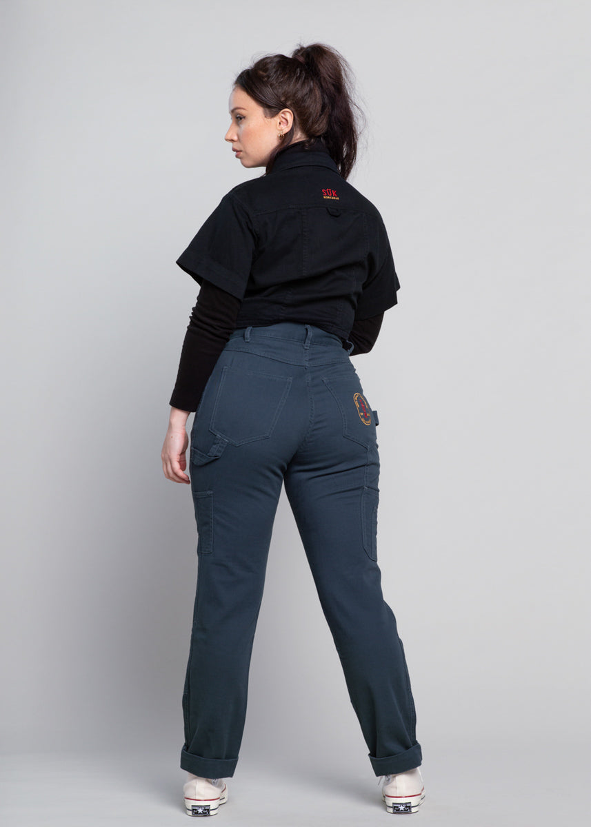 2 Way Work Pants Green