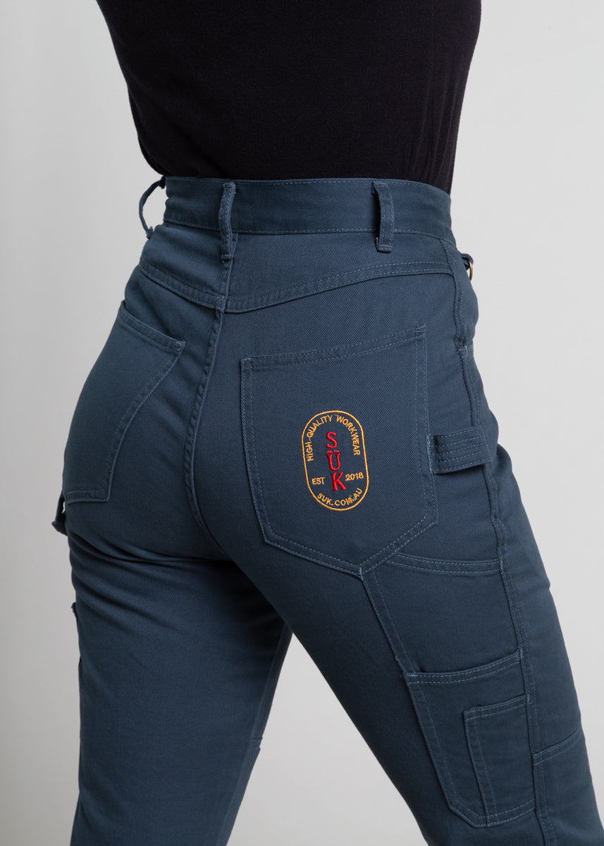 2 Way Work Pants Green