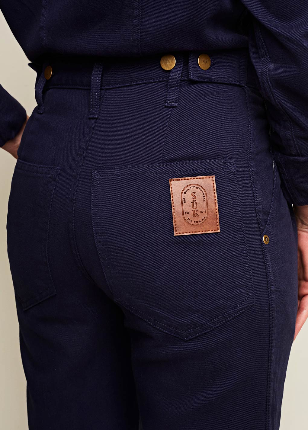 Ringer Suit - Short - Blue