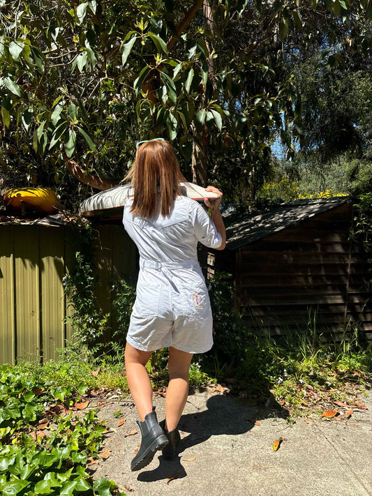 Ripstop 2.0 Cropped Lagoon Suit - Long - White