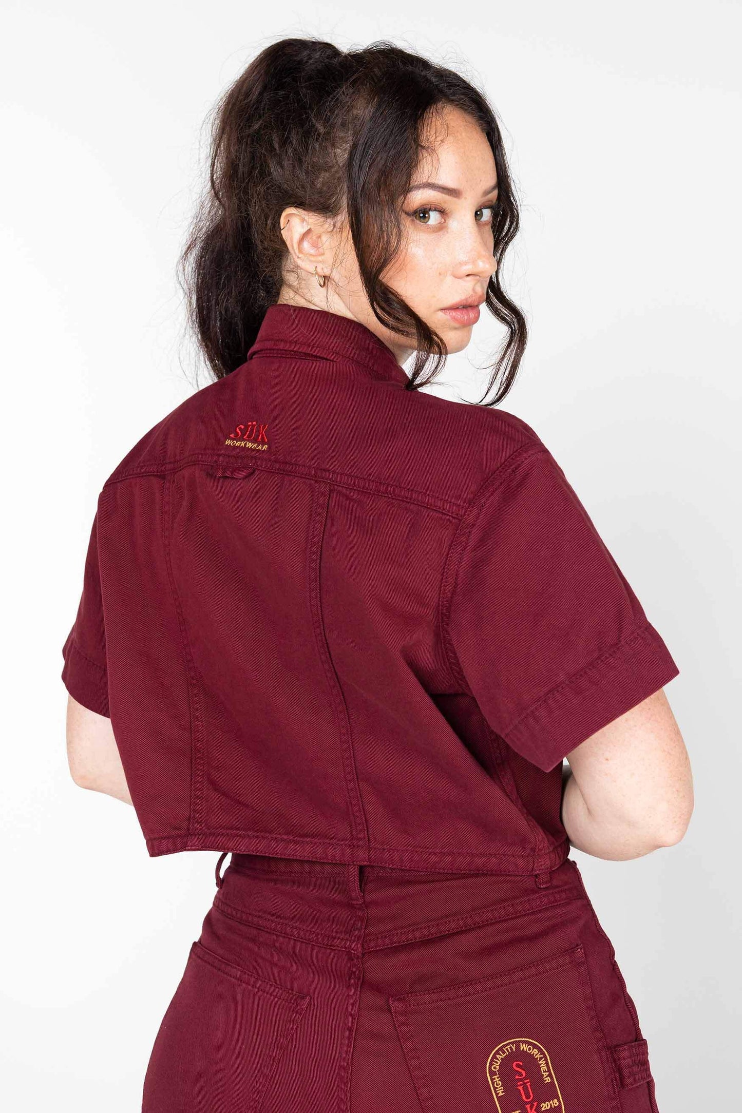 Isa Shirt - Burgundy