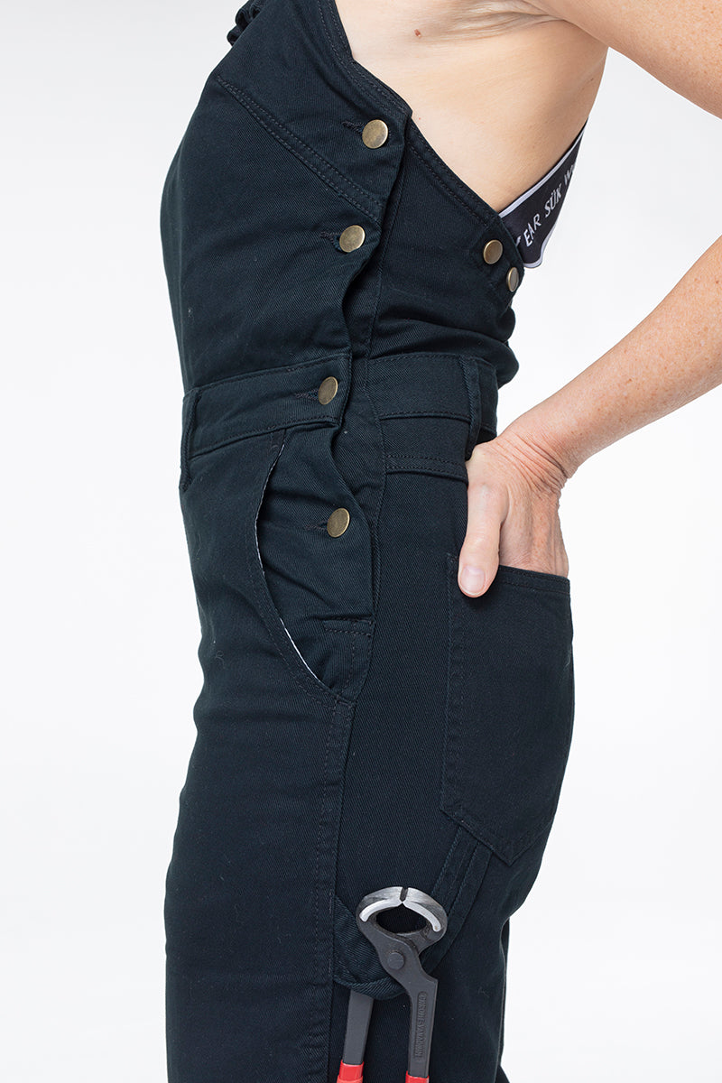 925 Work Suit Long Body - Black