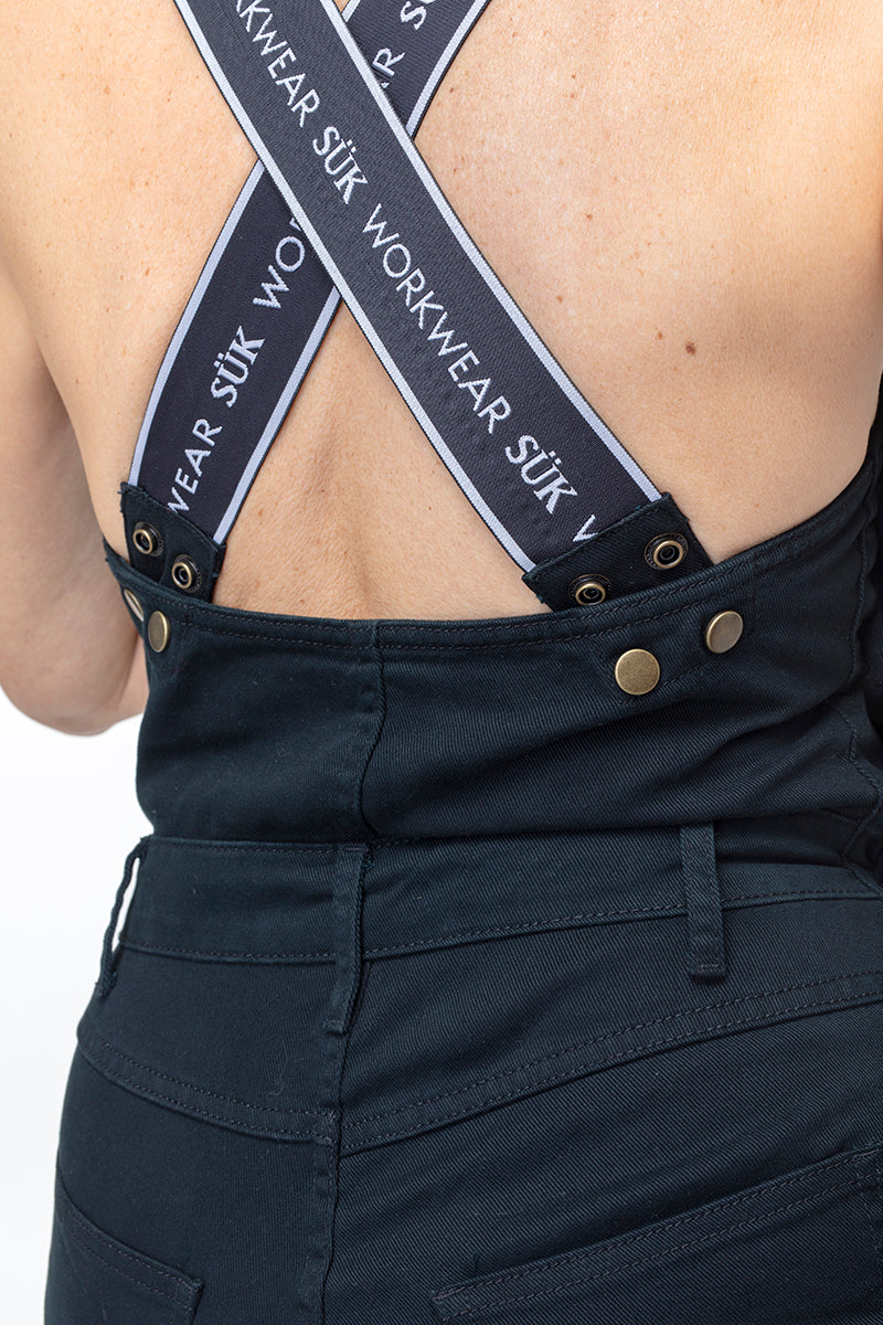 925 Work Suit Long Body - Black