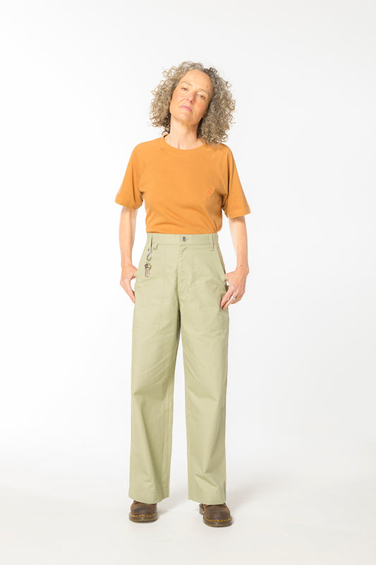 Ripstop Construction Pants - Khaki